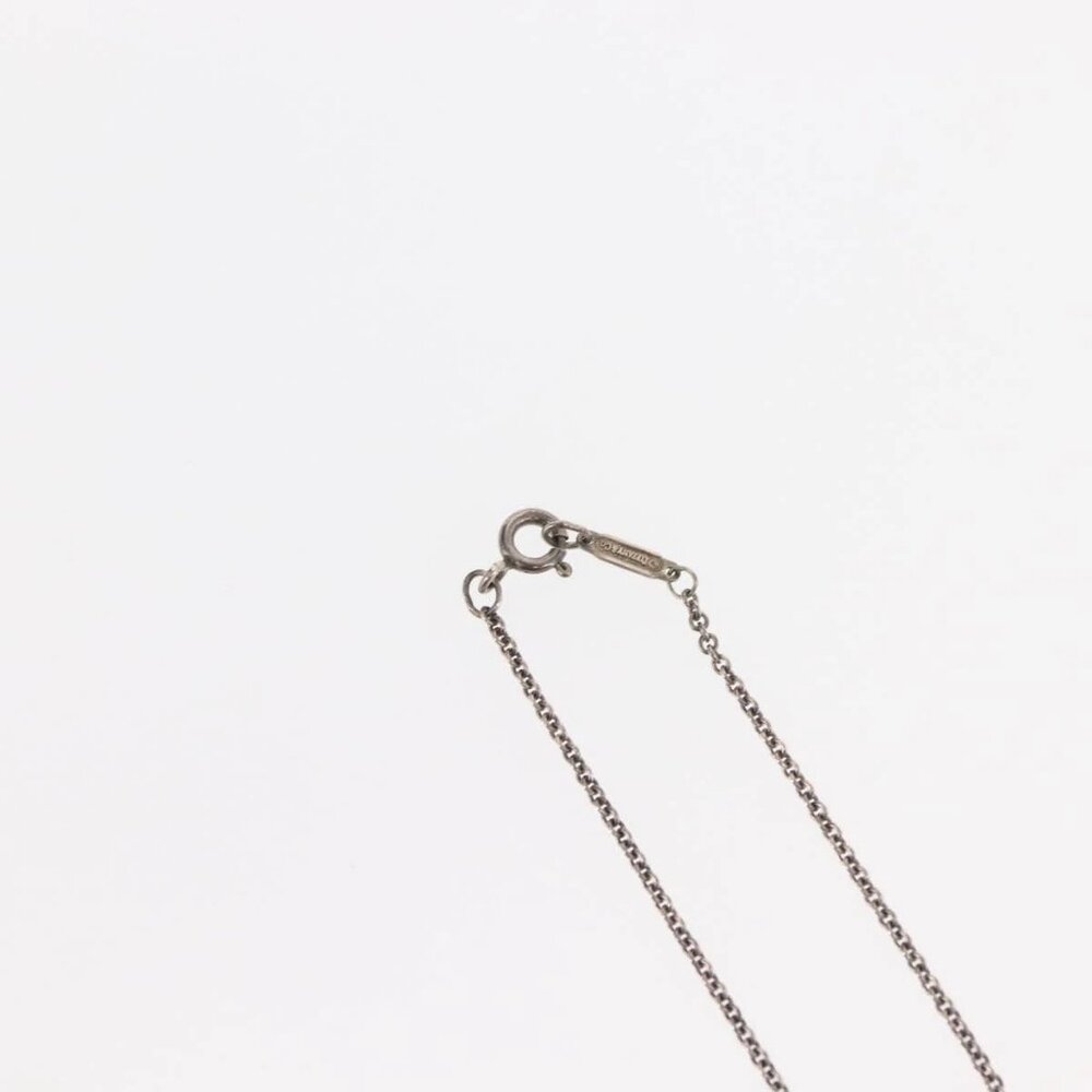 TIFFANY&Co. 1837 Concave Circle Necklace Ag925 Silver Auth SW1646 - Picture 8 of 14